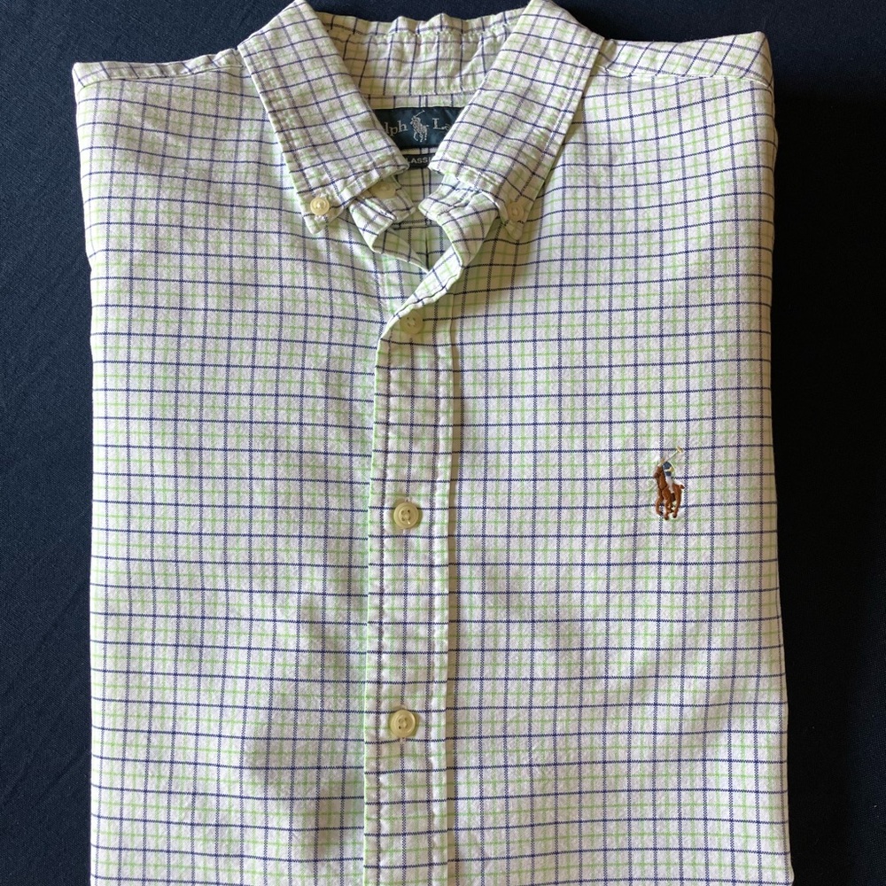 Ralph Lauren Plaid Oxford Shirt